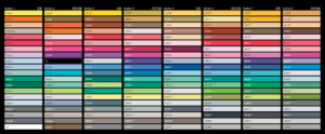 Ironlak Color Chart